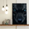 Lobo Negro Ojos Azules - Imagen Galería 1