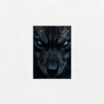 Lobo Negro Ojos Azules - Imagen Principal