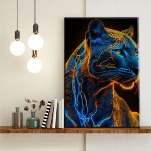 Leopardo Neón Eléctrico - Imagen Galería 1