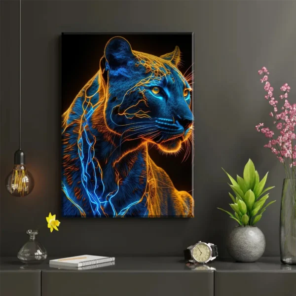 Leopardo Neón Eléctrico - Imagen Galería 2