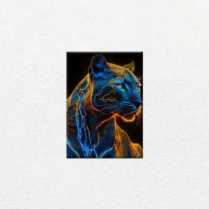 Leopardo Neón Eléctrico - Imagen Principal