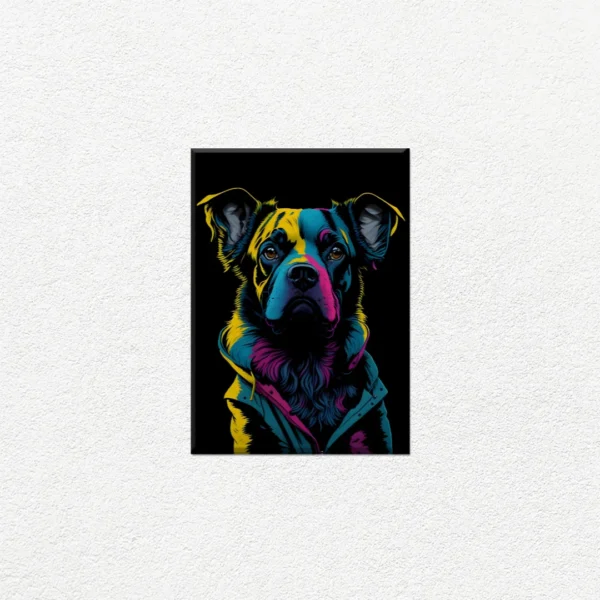 Perro Pop Art Neón - Imagen Principal