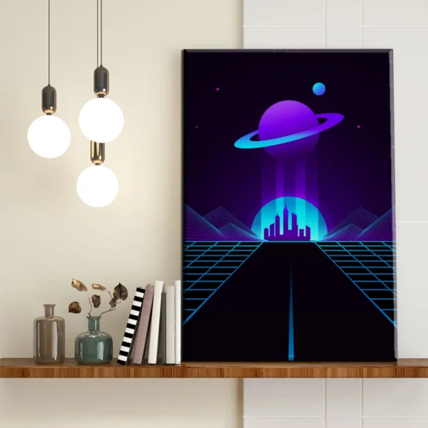 Synthwave Retro Espacial - Imagen Galería 1