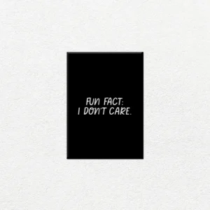 Fun Fact I Don't Care - Imagen Principal