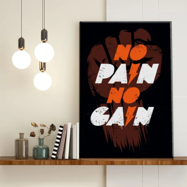 No Pain No Gain Motivacional - Imagen Galería 1