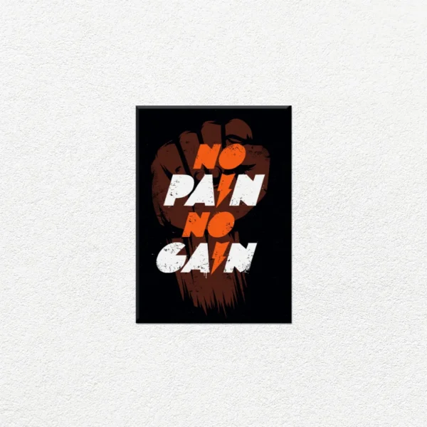 No Pain No Gain Motivacional - Imagen Principal