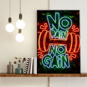 No Pain No Gain - Neón Gym - Imagen Galería 1