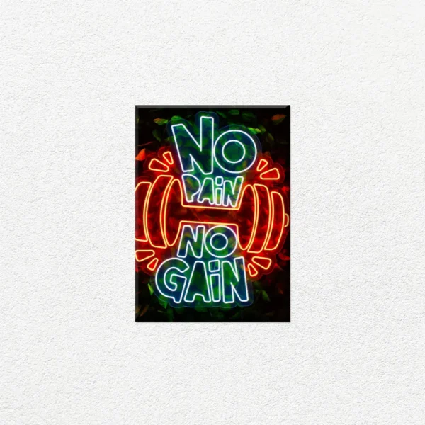 No Pain No Gain - Neón Gym - Imagen Principal