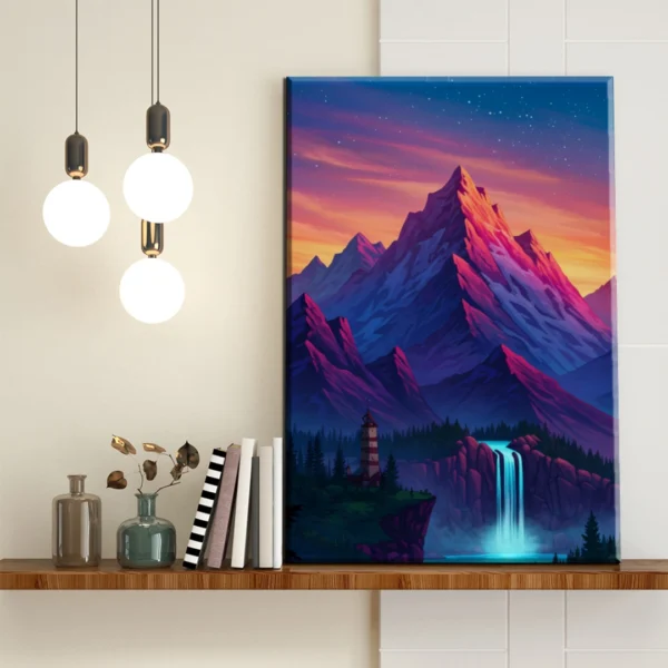 Montaña Mística al Atardecer - Imagen Galería 1