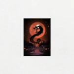 Dragón Místico Luna Naranja - Imagen Principal