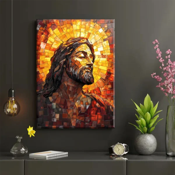 Cristo en Mosaico Dorado - Imagen Galería 2