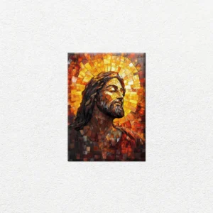 Cristo en Mosaico Dorado - Imagen Principal