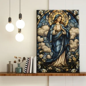 Virgen María Vitral Divino - Imagen Galería 1