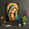 Virgen María Manto Turquesa - Imagen Galería 2