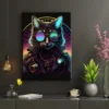 Gato Cyberpunk Synthwave - Imagen Galería 2
