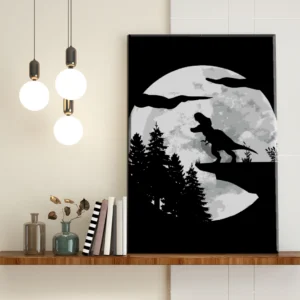 T-Rex Silueta Lunar - Imagen Galería 1