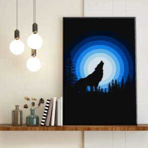 Lobo Aullando a la Luna - Imagen Galería 1