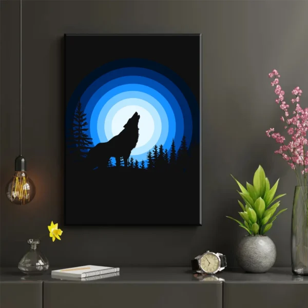 Lobo Aullando a la Luna - Imagen Galería 2