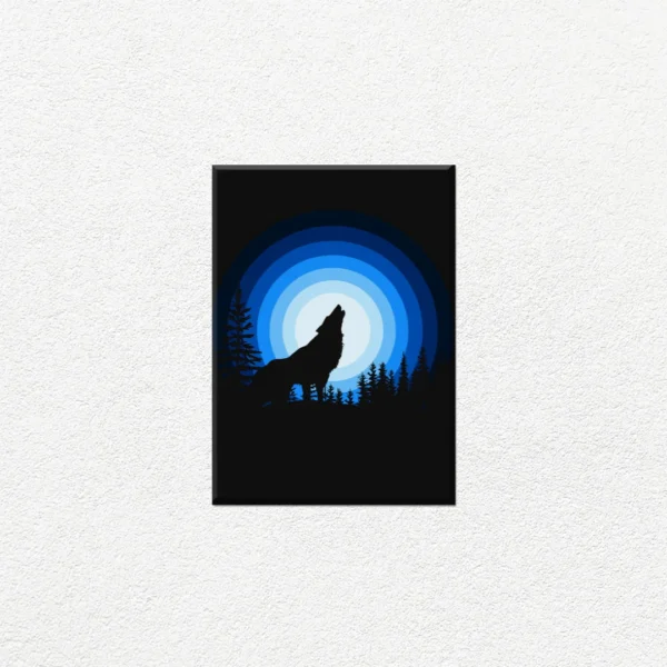 Lobo Aullando a la Luna - Imagen Principal